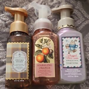 Bath & Body Works Hand Soap Trio - Brown, Orange, Purple